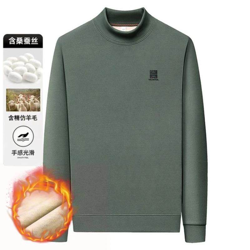 瑞绯精选男士秋冬新款加绒加厚卫衣男秋冬OP新款中青年时尚男装