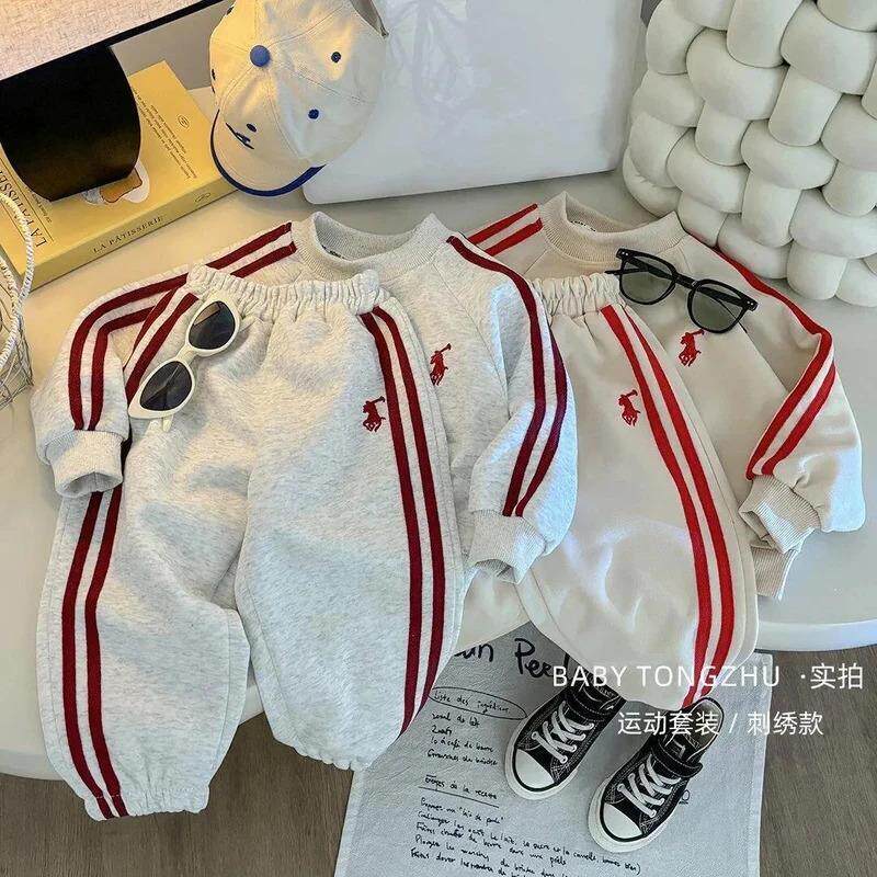 思嘉丽甄选儿童卫衣套装春秋长袖长裤男女童中大童运动两件套童装