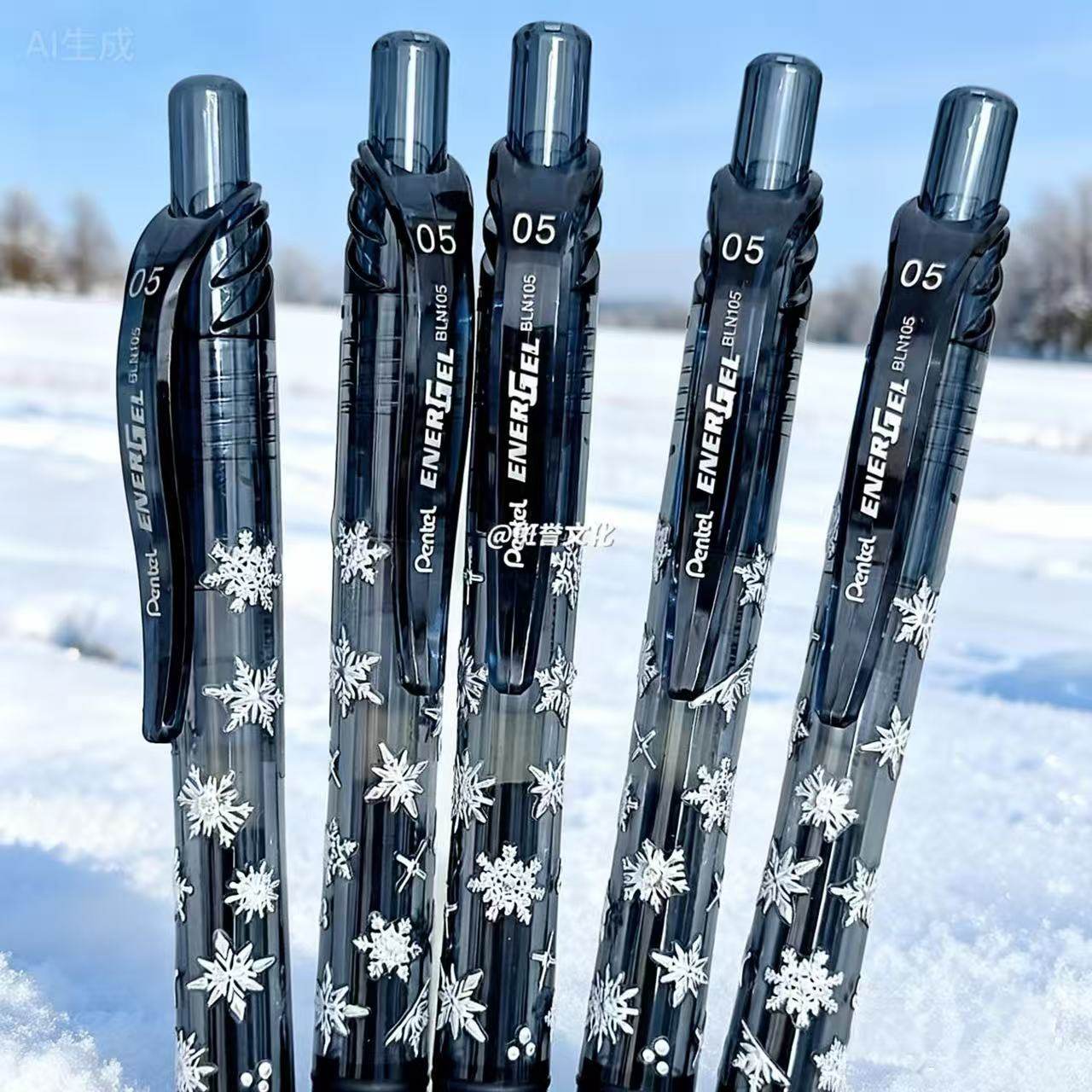 日本pentel派通BLN-105中性笔