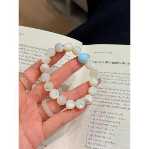 白蝶贝手串天然水晶女款饰品