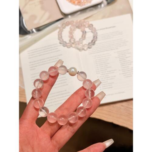 粉水晶手串天然水晶女款饰品