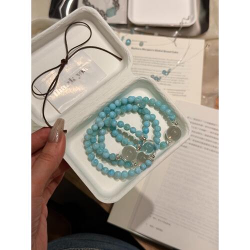 海纹石手串天然水晶女款饰品