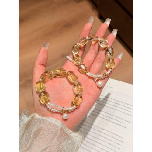 珍珠手串天然水晶女款饰品