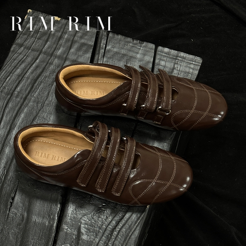 RIM玛丽珍塑型马皮休闲浅口单鞋