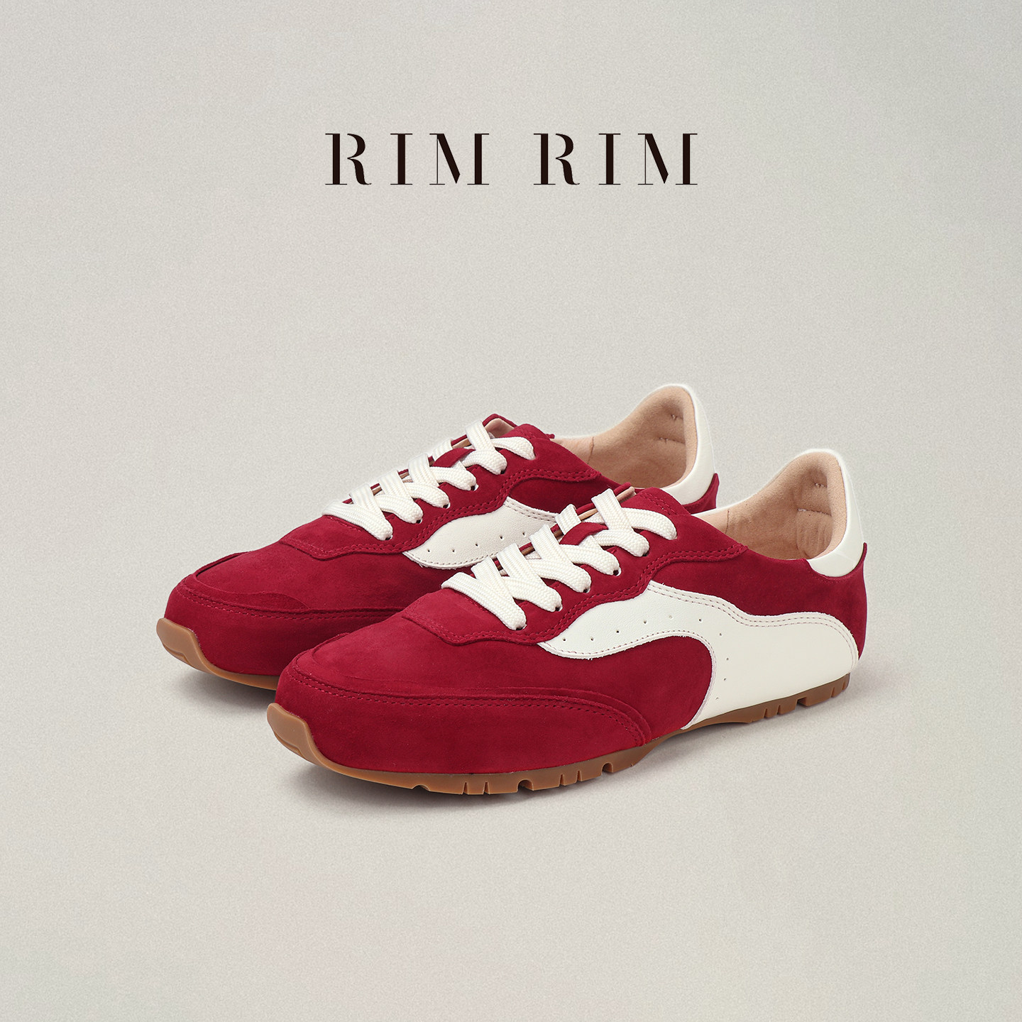 RIMRIM塑形马皮女鞋防水德训鞋