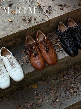 RIM RIM2025新款复古做旧运动四季穿搭设计师款薄底德训鞋