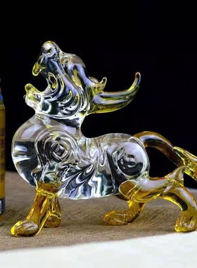 精品水晶装饰财源滚滚皮丘收银前台招财貔貅摆件办公室桌玄关客厅