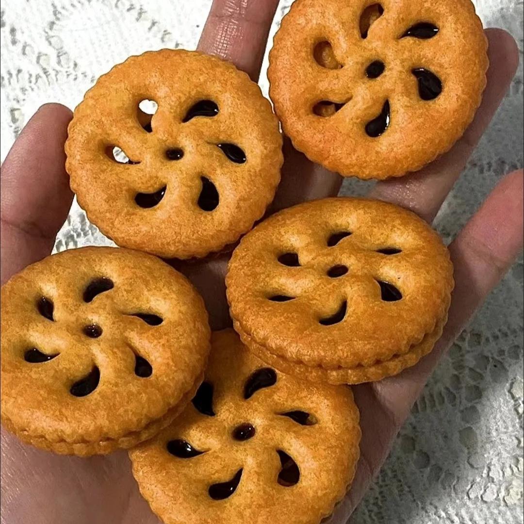 嘉士利夹心饼干果乐酱网红