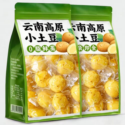 土豆代餐开袋即食粗粮0脂肪0热量土豆块减脂健康晚餐营养解馋零食