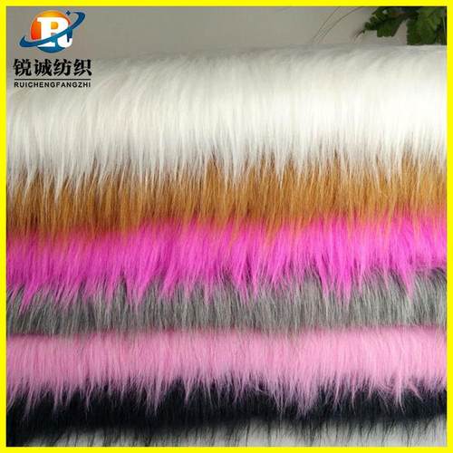 工厂现货白色黑色长毛绒 海派毛 人造假毛假胡子玩具工艺品毛绒布