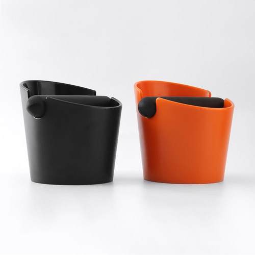 咖啡粉渣桶ABS塑料敲渣桶圆形小型敲渣槽半自动咖啡机专用废渣盒