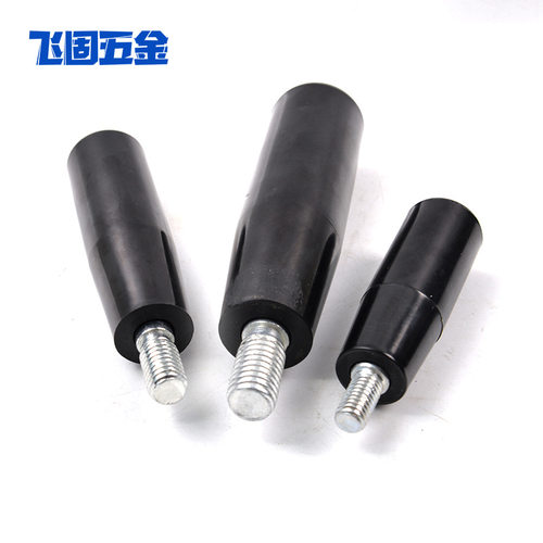 胶木手柄转动手摇转动穿杆穿心电木手柄摇把直手轮机床把手M6-M12