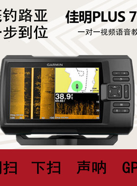 佳明探鱼器350ff650FF250ff进口中文声纳无线手机7cv探头筏钓船钓