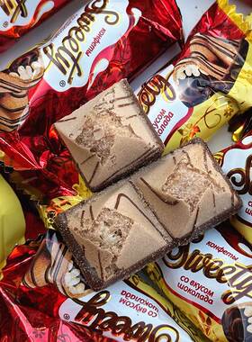 俄罗斯进口ESSEN贵族巧克力威化饼干酥脆大米花独立包装喜糖零食