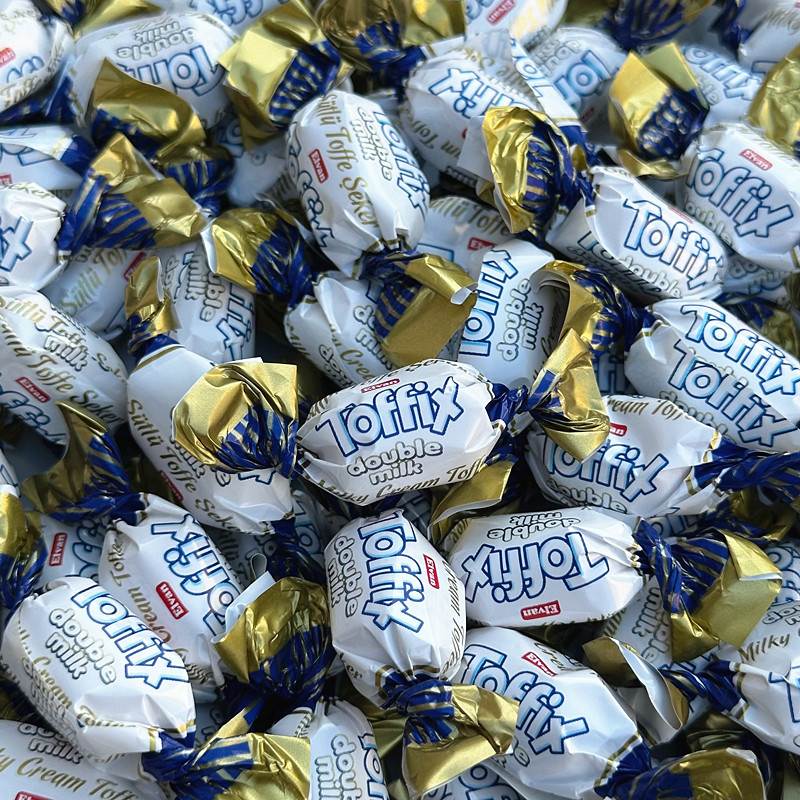 土耳其进口elvan俄宝多双重牛奶味太妃糖Toffix喜糖儿童糖果零食