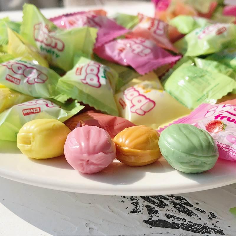 土耳其Elvan水果夹心糖ibon混合味奶糖结婚喜糖散装创意网红1000g