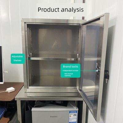 不锈钢食品添加剂专用柜幼儿园厨房样品柜食品厂蛋糕房储物柜定制