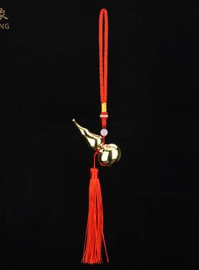 瑞象 铜葫芦车挂家居装饰葫芦手把件八卦玄关工艺礼品风水摆件