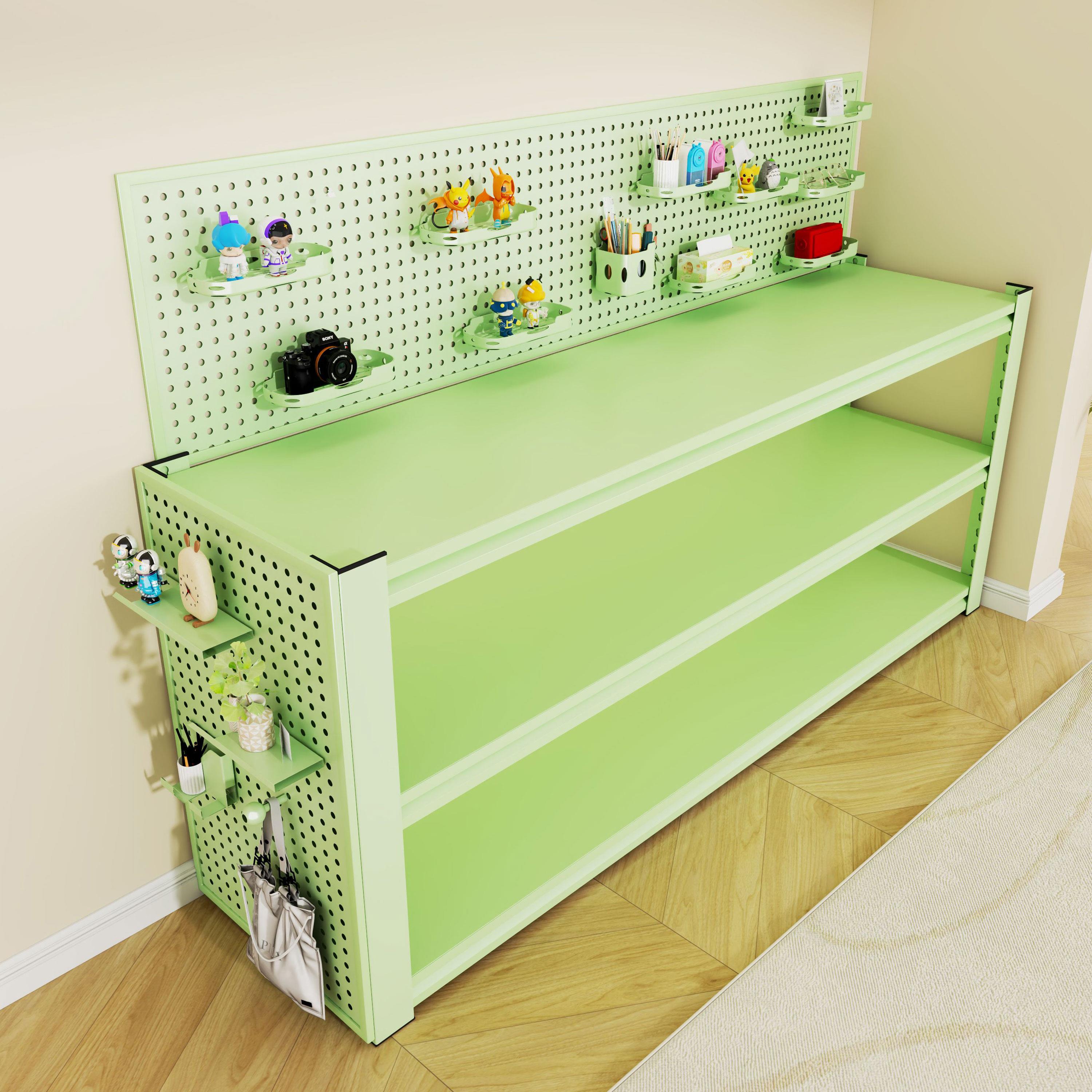 家用置物架多层收纳层架客厅书架杂物间整理架地下室置物架落地货