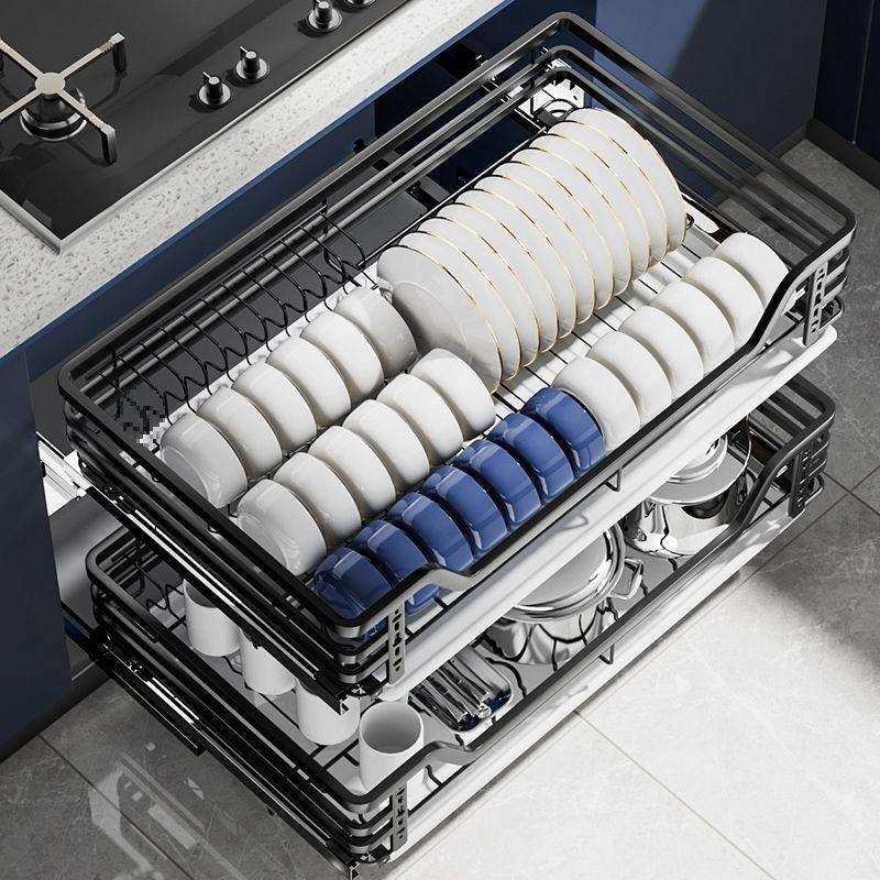 橱柜拉篮30不绣层实心抽屉式双厨房碗筷篮收纳架4缓钢冲阻尼474轨,电子/电工,接线端子,淘宝优惠券,粉丝福利购,淘宝优惠卷