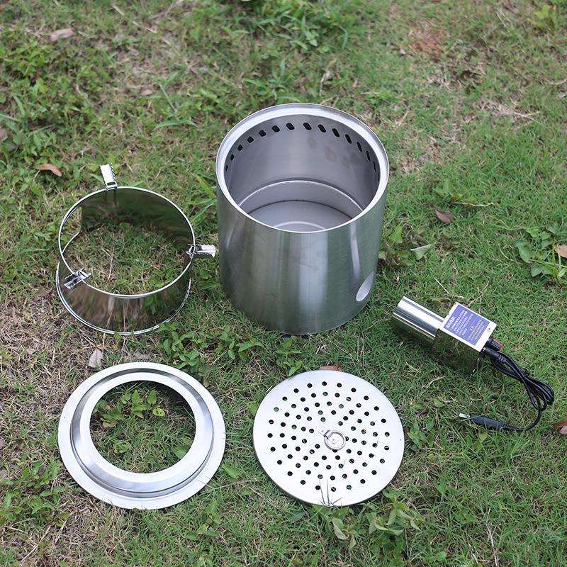 荒侠野炊露营LH-60多外功能不锈钢便携式户行野炊旅木柴取暖露营