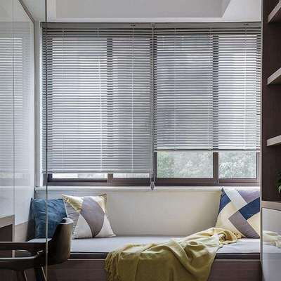 ANBS型PVC百式间升叶窗帘可免打孔卫生卧室拉珠办公降遮阳百叶帘