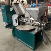 8型螺旋油机不锈花生芝麻榨榨油设备0家用菜籽挤钢油IHV机器