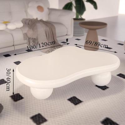 NJC几圆敦奶油风云朵茶现代简约设计师款异小户型不规则敦形小茶