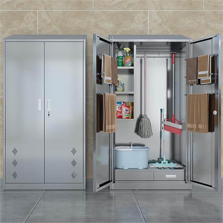 不G-656222锈钢清洁柜学校卫生柜洁柜把教室阳台拖把扫保工储物具,电子/电工,接线端子,淘宝优惠券,粉丝福利购,淘宝优惠卷