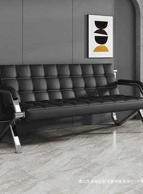 简沙易会办公22409发茶几组型合简约现代小办公室排椅三人位商务