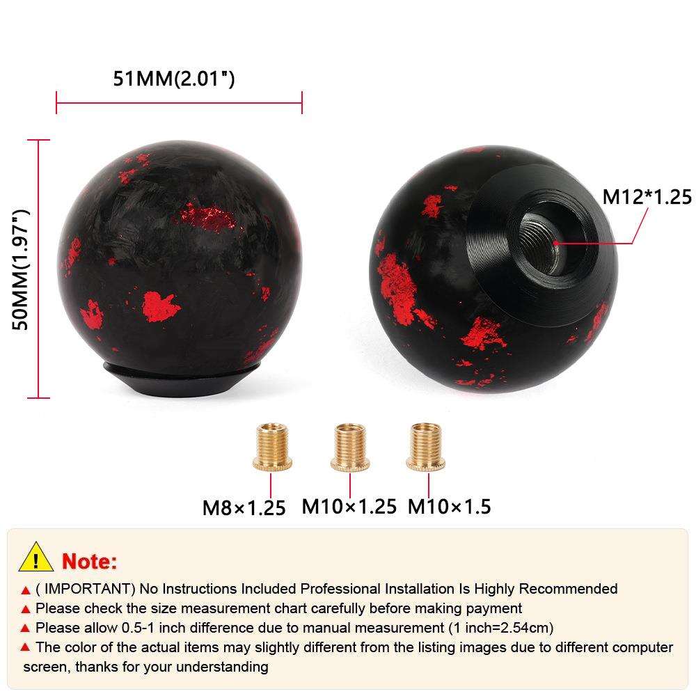 档跨境汽车改装用品锻造碳纤维排挡头变速65287挡换手球自挡排动
