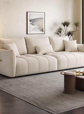 奶JRT皮油风户型绒小布艺沙发客厅耐刮防污现代简出租公寓沙约发