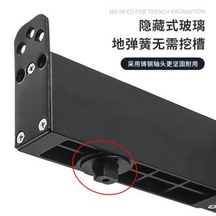 免挖坑免挖坑木木门地簧有框门自动关门藏器隐式缓冲定位木弹色门