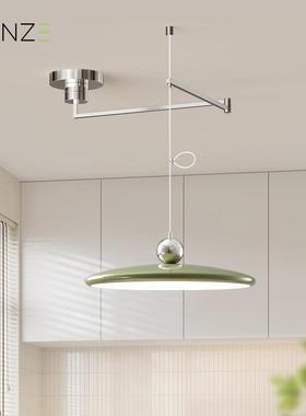 飞LSA碟可移动餐厅吊灯餐202灯5新款带摇臂桌灯移吧台位灯绿色法