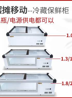 摆摊展示柜冷藏冷冻三轮车炸串串保鲜冰箱小型台式冷藏柜烧烤水果