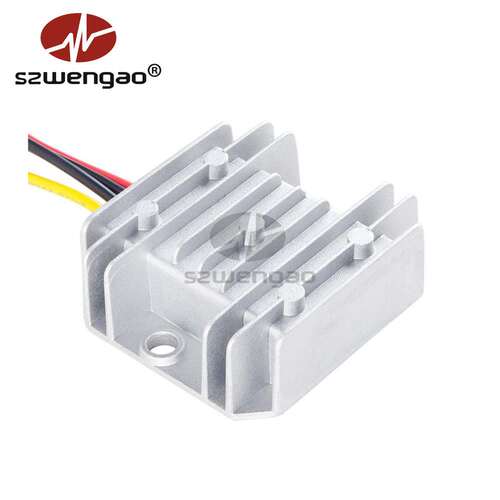 35-60V转5V 10A防水LED车载显示屏电源48V降5V 50W直流电源转换器
