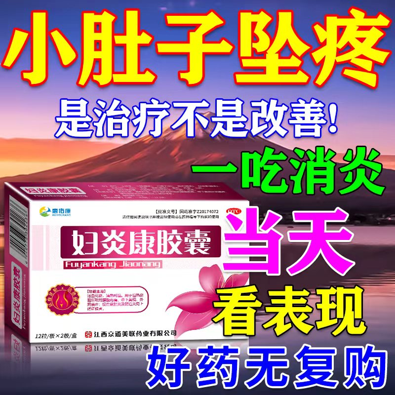【蕊之护】妇炎康胶囊0.5g*24粒/盒