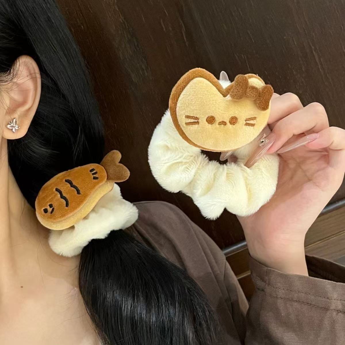 秋冬新款软萌甜美卡通发圈