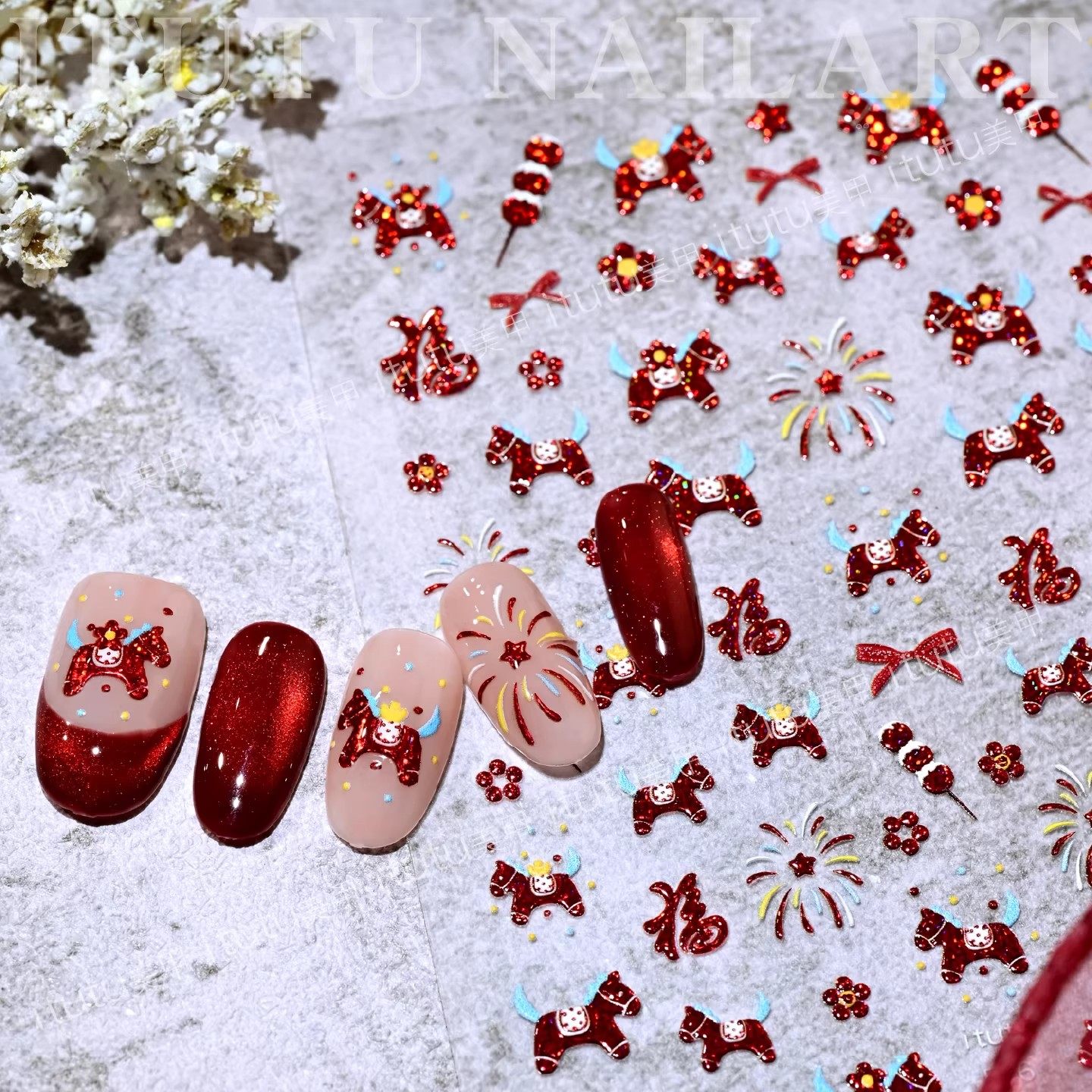 马年儿童指甲贴女孩美甲贴纸女生小朋友指甲贴2026新款卡通小学生自粘可爱公主手指钻石贴画贴小孩指甲饰品,文具电教/文化用品/商务用品,贴纸/立体贴纸,淘宝优惠券,粉丝福利购,淘宝优惠卷