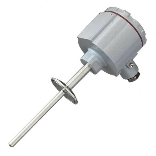 wzpb-431 一体化防爆热电阻 4-20mA L=12*150mm 0-300℃ 卡盘50.5