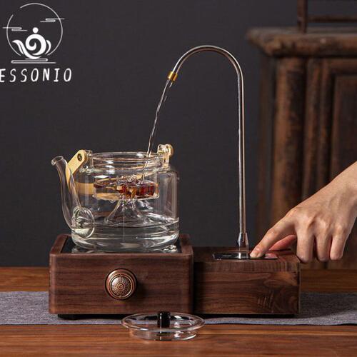 ESSONIO煮茶器家用煮茶炉充电式电动抽水器桶装水自动吸水上水器