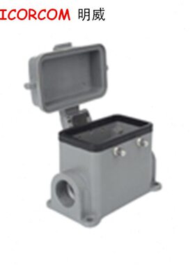 重载连接器 外壳 H16B-SDR-RO PG21 4耳带盖表面安装底座