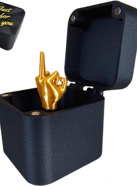 3D新款款Middle Finger in a Box圣诞礼物亚马逊爆款惊喜中指礼盒