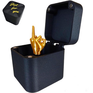 3D新款款Middle Finger in a Box圣诞礼物亚马逊爆款惊喜中指礼盒
