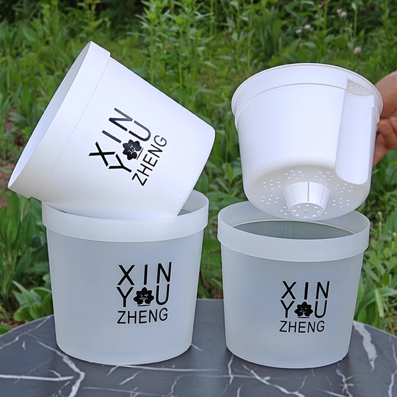 自动吸水花盆懒人储水培双层器