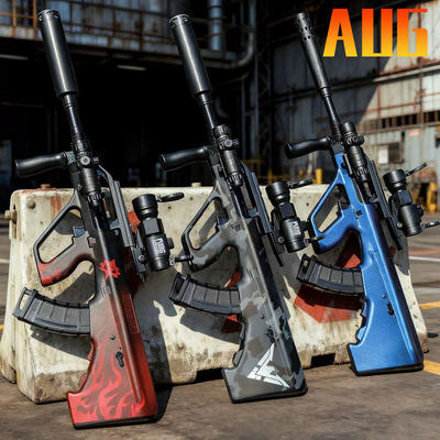 黑鹰AUG手自一体电动水玩具连发突击步枪儿童男孩子吃鸡装备模型