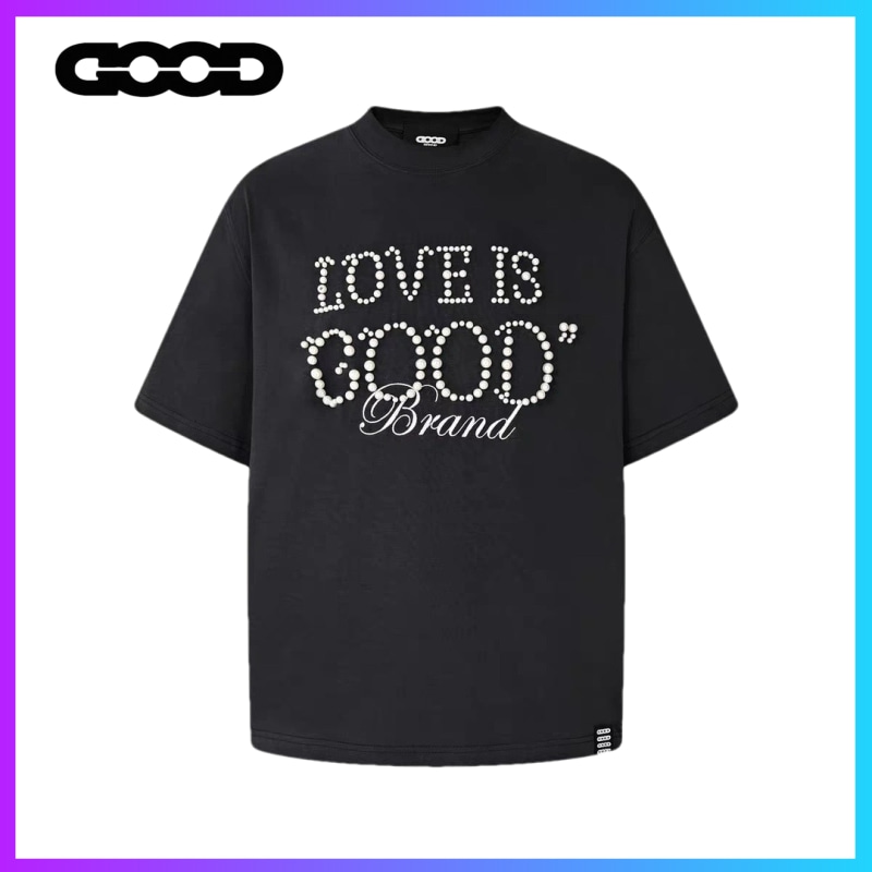GOODBRAND25SS珍珠短袖T恤