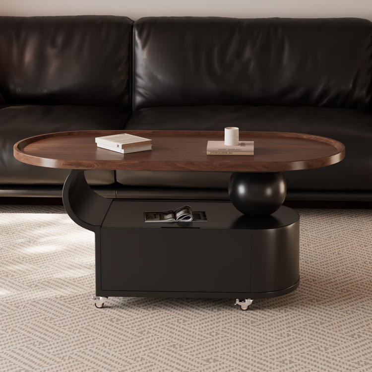 中古风小推车可移动沙发边几茶几