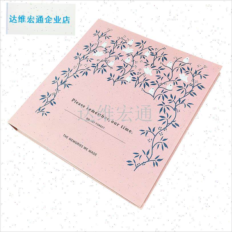 物标本干花压花树叶收集收纳册学生DIY覆膜粘贴式W相册创意手工.