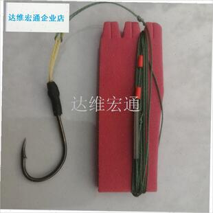 竿传统钓黑鱼主线组 点逗黑鱼钩B 高碳钢长柄歪嘴大物钩 黑鱼钩.